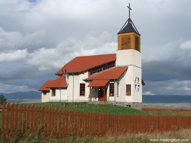 Biserica romano-catolica din Ciba Panorama Ciucului