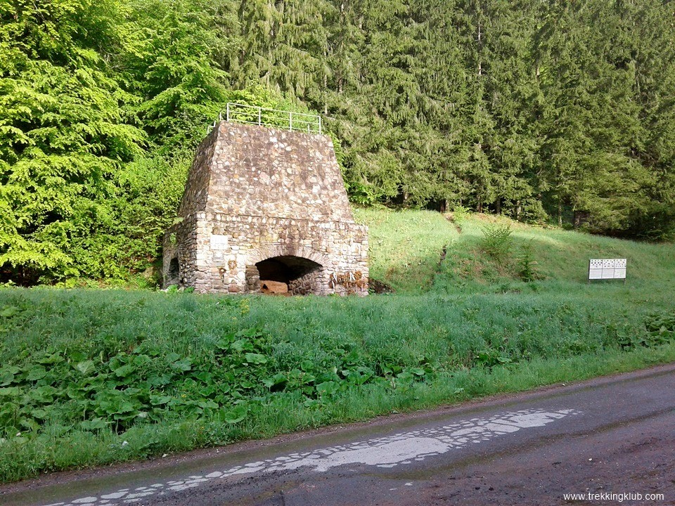 Furnalul Bodvaj - Valea paraului Bradul Mare