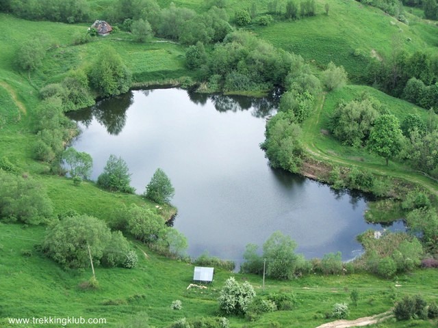 Taul Cornei vazut de pe Piatra Corbului Taul Cornei