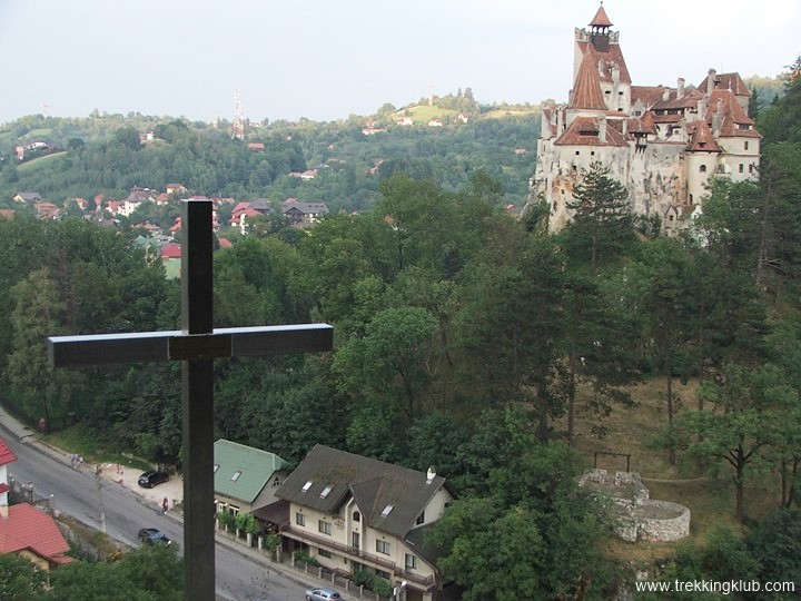 Panorama spre castel - Bran