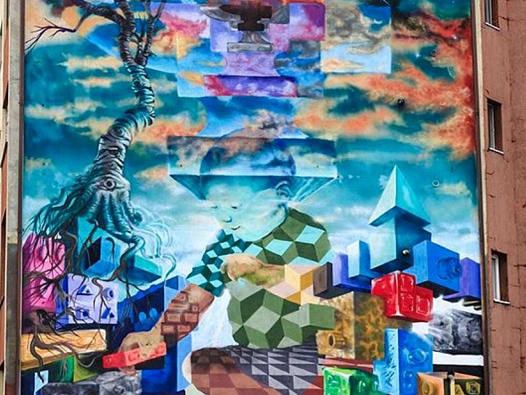 Intuitia Obie Platon - Zidart 2019 Sufletul Pereche Picturi murale - Bacau