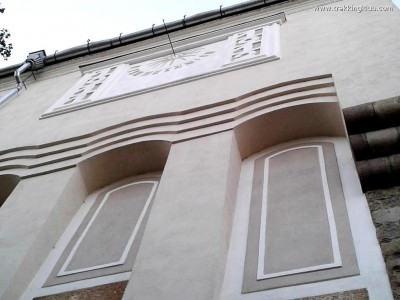 Ceasul solar de pe cladirea Colegiului Reformat - Odorheiu Secuiesc