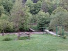 Podul suspendat peste Olt - Baile Tusnad Loc de odihna Baile Tusnad Olt pod suspendat