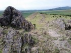 Spinarea dinozaurului - Pietrele Mariei De pe creasta spre nord-vest Spinarea dinozaurului Pietrele Mariei