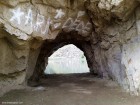 Lacul Iacobdeal - Turcoaia Tunel inscriptionat Lacul Iacobdeal Turcoaia