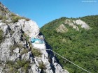 Via ferrata Soim Calator - Surducul Varghisului Aproape de iesirea din traseu Soim Calator via ferrata Surducul Varghisului