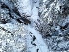 Podul suspendat nou - Cheile Bicajelului Cascada inghetata Podul suspendat nou Cheile Bicajelului Bicajel