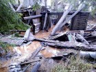 Groapa cu gaze pucioase - Santimbru-Bai Cand natura isi revendica drepturile Santimbru-Bai groapa gaze pucioase mofeta