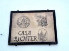 Casa Richter - Sighisoara Tabloul de pe fatada Sighisoara casa Richter
