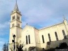 Biserica catolica Sfantul Iosif - Sighisoara Din micul parc Sighisoara biserica catolica Sfantul Iosif