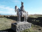Parcul Arpad - Turia Statuia husarului calare Turia parc Arpad husar