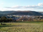 Observatorul Lunca Postei - Sighisoara Priveliste spre oras Sighisoara observator Lunca Postei Eichenrucken Spatele Stejerisului belvedere
