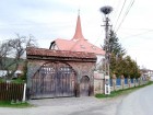 Poarta secuiasca - Ocland Poarta din fata parohiei Ocland poarta secuiasca
