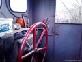 Gara mocanitei - Abrud Volanul de directie a locomotivei Abrud gara mocanita linie cale ferata ingusta