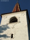 Biserica catolica - Jigodin Fereastra din turn Jigodin biserica catolica