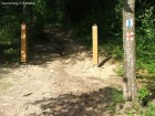 Cetatea Balvanyos - Baile Balvanyos Inceputul potecii poteca cetatea Balvanyos