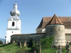Lemnia Bastion circular Lemnia biserica