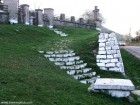 Cimitirul Eroilor de la Poieni - Targu Ocna Intrarea in cimitir Cimitirul eroilor Poieni Targu Ocna