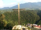 Belvedere cu cruce - Bran Crucea de pe belvedere Belvedere cruce Bran
