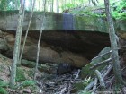 Cascadele de la cariera Velnita Cascada cu tavan cascada cariera Velnita