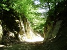 Cetatea Almasului Poarta de stîncã dinspre cetate