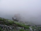 Lacul Bilea in ceata