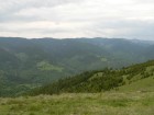 Culmea Grindusului - spre sud de la varf Culmea Grindusului - spre sud de la varf
