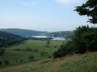Lacul Padureni Lacul Padureni vazut de pe versantul drept al vaii Padureni lac padureni