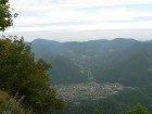 Varful Tisaru Mare - Muntii Vrancei Vedere spre Tulghes de pe capatul estic al Culmii Tisarului cheile tisitei tisaru mare